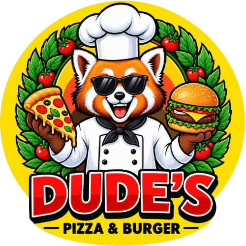 Dude's Pizza Dude's Pizza logo
